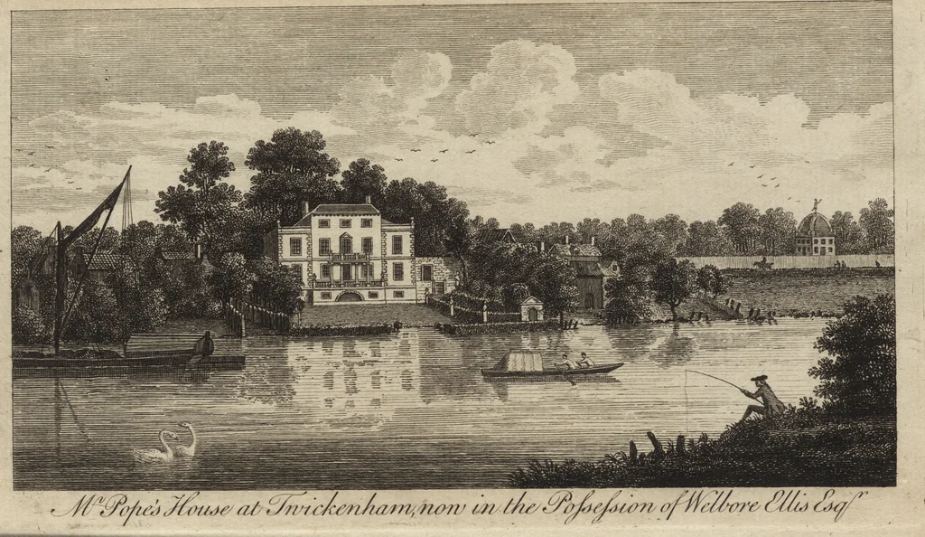 An illustration from A new display of the beauties of England, or, A description of the most elegant or magnificent public edifices, royal palaces, noblemen's and gentlemen's seats, and other curiosities, natural or artificial, in different parts of the kingdom : adorned with a variety of copper plate cuts, neatly engraved, 1776, leaf 54