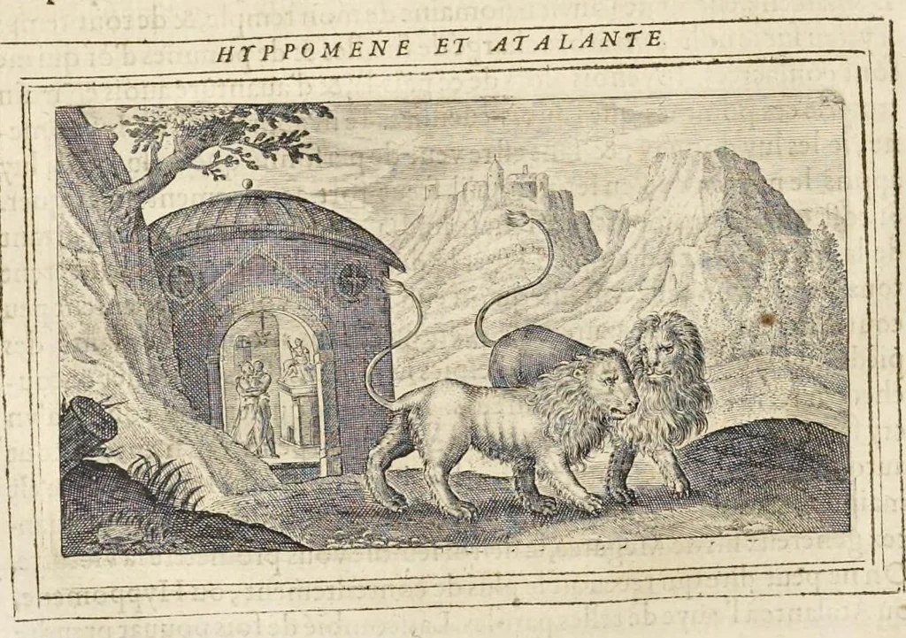 An illustration from Les Metamorphoses d'Ouide : de nouueau traduites en françois, et enrichies de figures chacune selon son subiet : avec XV discours, contenans l'explication morale des fables, 1621, leaf 301