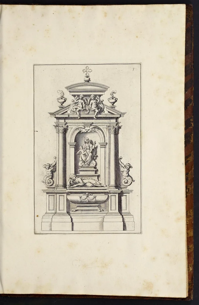 An illustration from Li cinque libri di architettura di Gio. Battista Montani Milanese, 1691, leaf 10