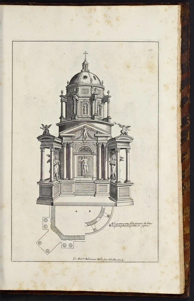 An illustration from Li cinque libri di architettura di Gio. Battista Montani Milanese, 1691, leaf 104