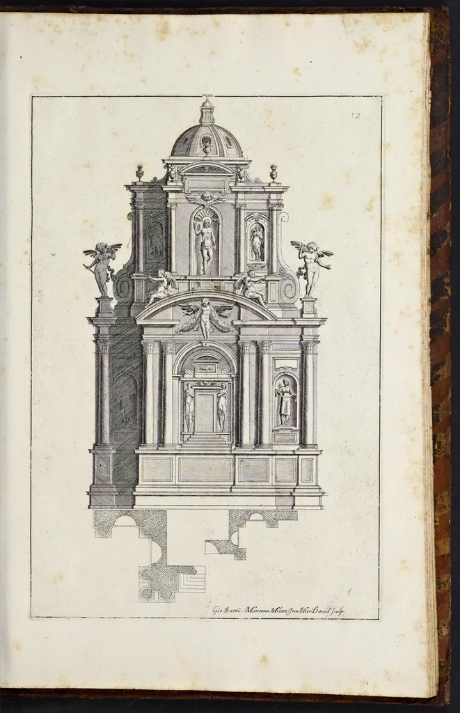 An illustration from Li cinque libri di architettura di Gio. Battista Montani Milanese, 1691, leaf 108