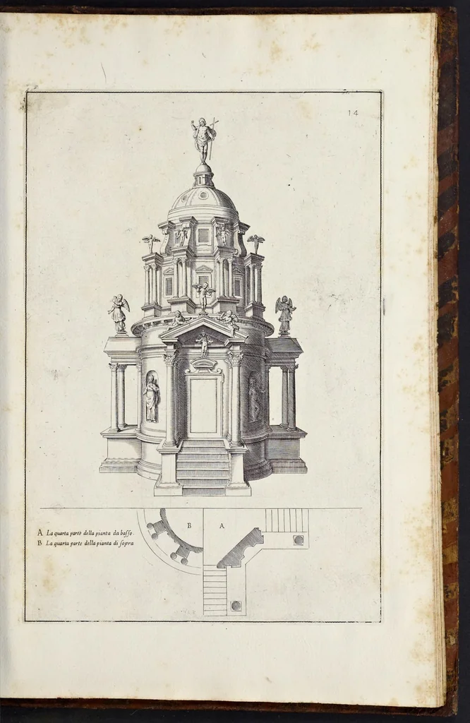 An illustration from Li cinque libri di architettura di Gio. Battista Montani Milanese, 1691, leaf 112
