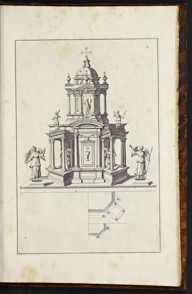 An illustration from Li cinque libri di architettura di Gio. Battista Montani Milanese, 1691, leaf 120