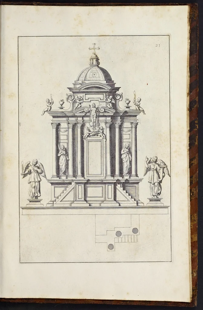 An illustration from Li cinque libri di architettura di Gio. Battista Montani Milanese, 1691, leaf 126