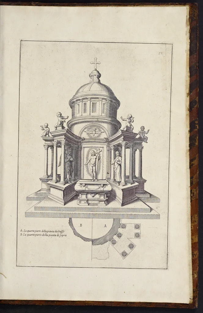 An illustration from Li cinque libri di architettura di Gio. Battista Montani Milanese, 1691, leaf 134