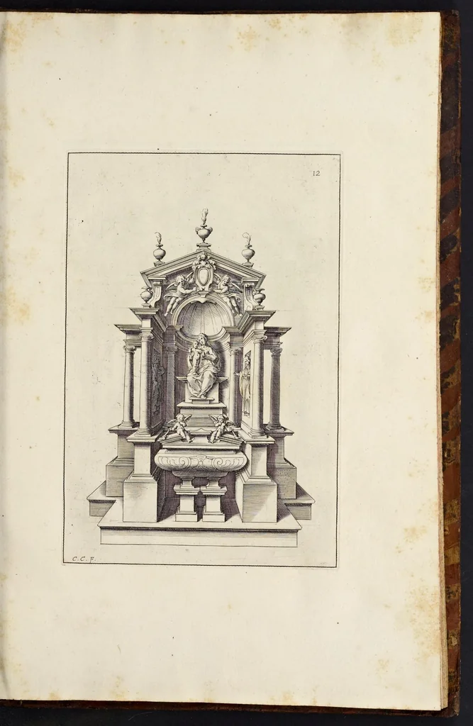 An illustration from Li cinque libri di architettura di Gio. Battista Montani Milanese, 1691, leaf 28