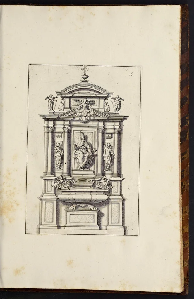 An illustration from Li cinque libri di architettura di Gio. Battista Montani Milanese, 1691, leaf 36