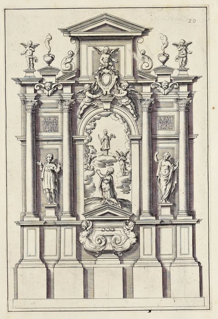 An illustration from Li cinque libri di architettura di Gio. Battista Montani Milanese, 1691, leaf 44