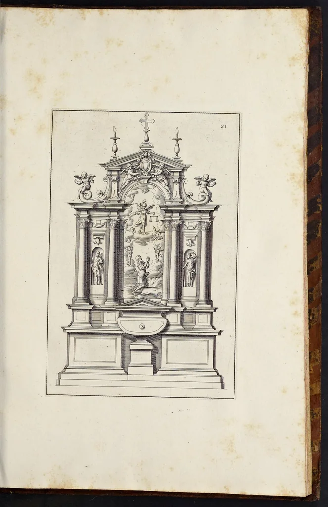 An illustration from Li cinque libri di architettura di Gio. Battista Montani Milanese, 1691, leaf 46
