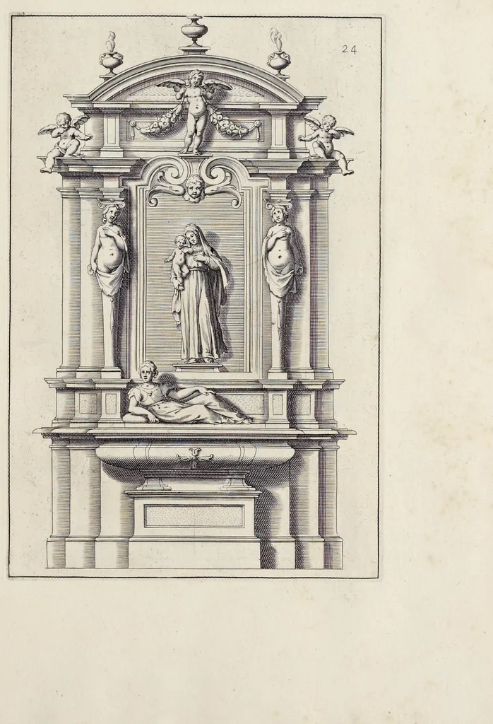 An illustration from Li cinque libri di architettura di Gio. Battista Montani Milanese, 1691, leaf 52