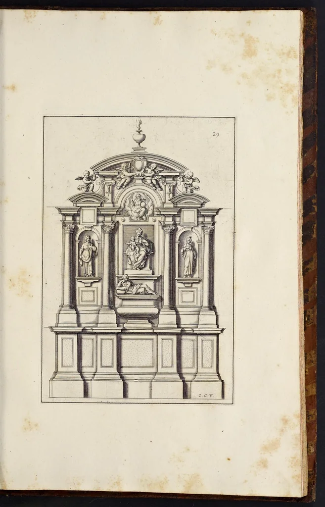 An illustration from Li cinque libri di architettura di Gio. Battista Montani Milanese, 1691, leaf 62
