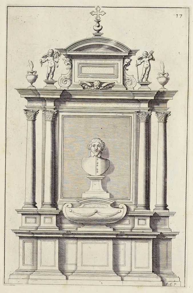 An illustration from Li cinque libri di architettura di Gio. Battista Montani Milanese, 1691, leaf 78