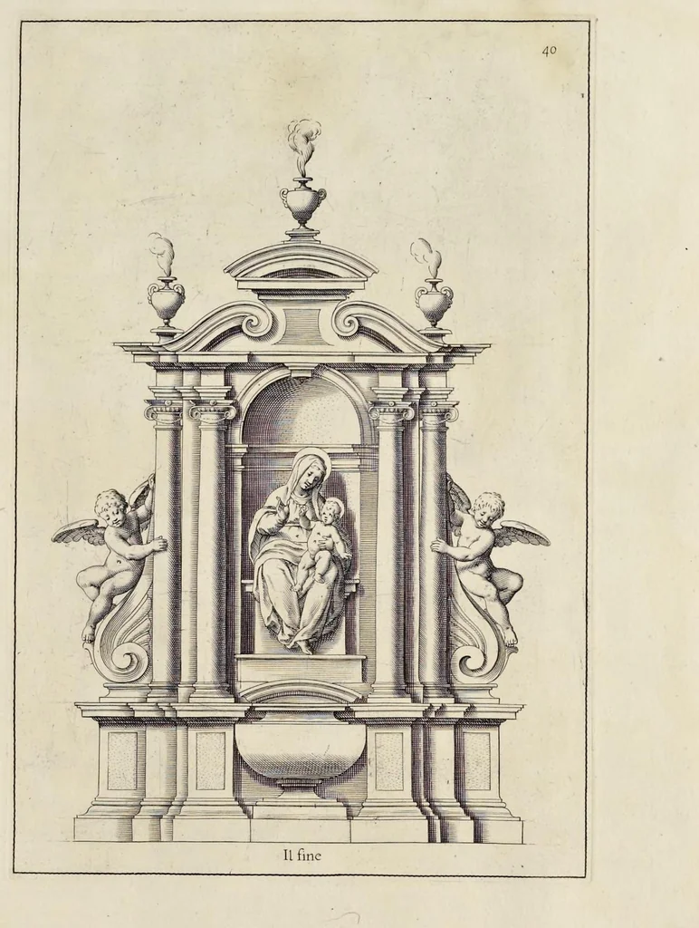 An illustration from Li cinque libri di architettura di Gio. Battista Montani Milanese, 1691, leaf 82