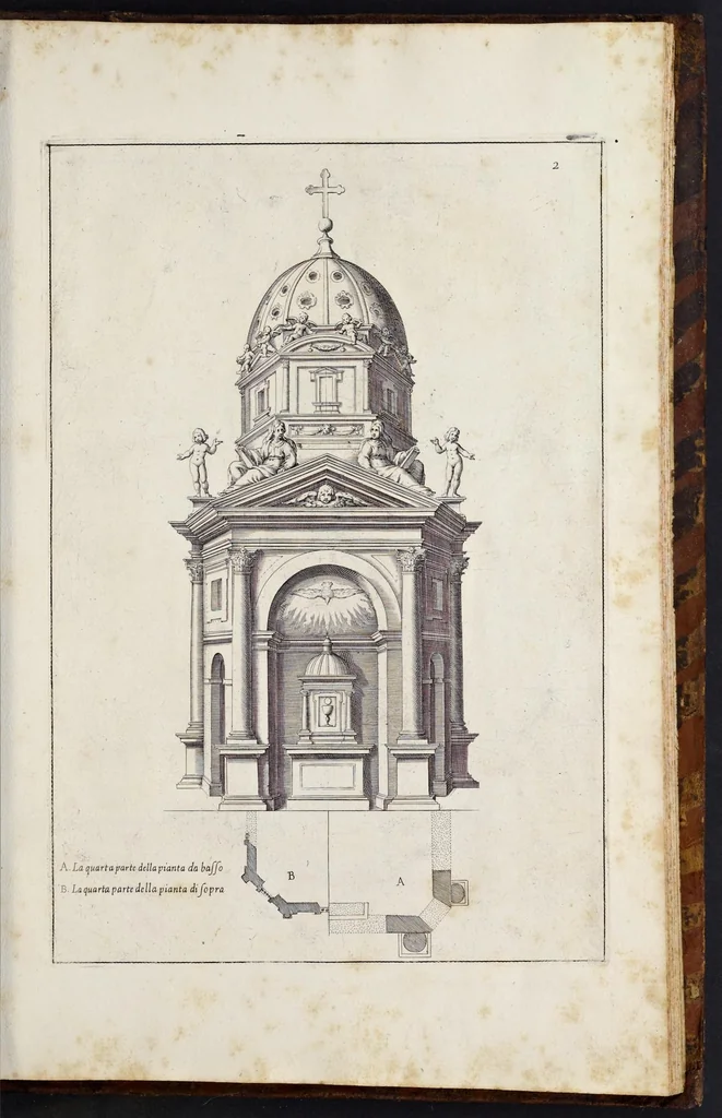 An illustration from Li cinque libri di architettura di Gio. Battista Montani Milanese, 1691, leaf 88