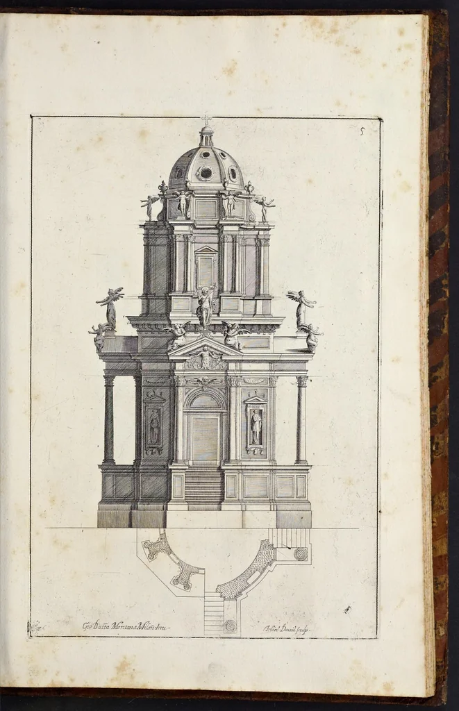 An illustration from Li cinque libri di architettura di Gio. Battista Montani Milanese, 1691, leaf 94