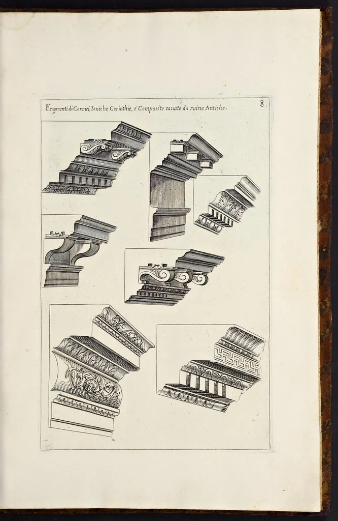 An illustration from Li cinque libri di architettura di Gio. Battista Montani Milanese, 1691, leaf 20