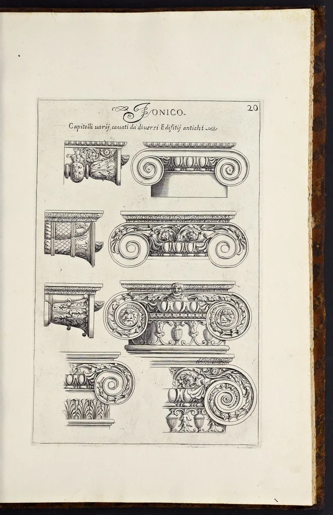An illustration from Li cinque libri di architettura di Gio. Battista Montani Milanese, 1691, leaf 44