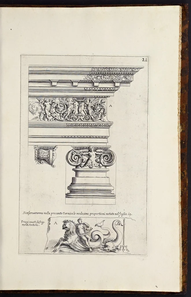 An illustration from Li cinque libri di architettura di Gio. Battista Montani Milanese, 1691, leaf 46