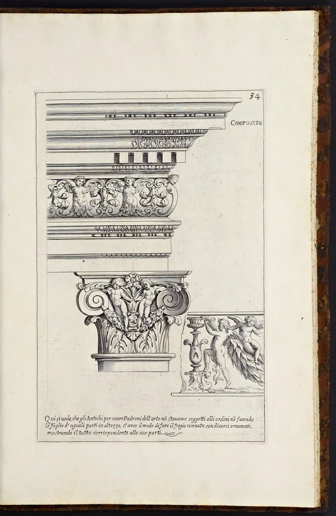 An illustration from Li cinque libri di architettura di Gio. Battista Montani Milanese, 1691, leaf 72