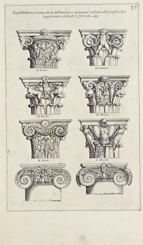 An illustration from Li cinque libri di architettura di Gio. Battista Montani Milanese, 1691, leaf 78