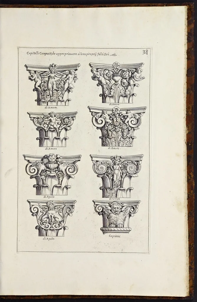 An illustration from Li cinque libri di architettura di Gio. Battista Montani Milanese, 1691, leaf 80