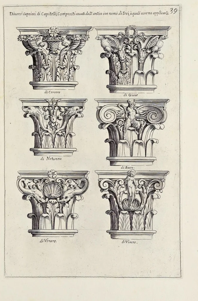An illustration from Li cinque libri di architettura di Gio. Battista Montani Milanese, 1691, leaf 82