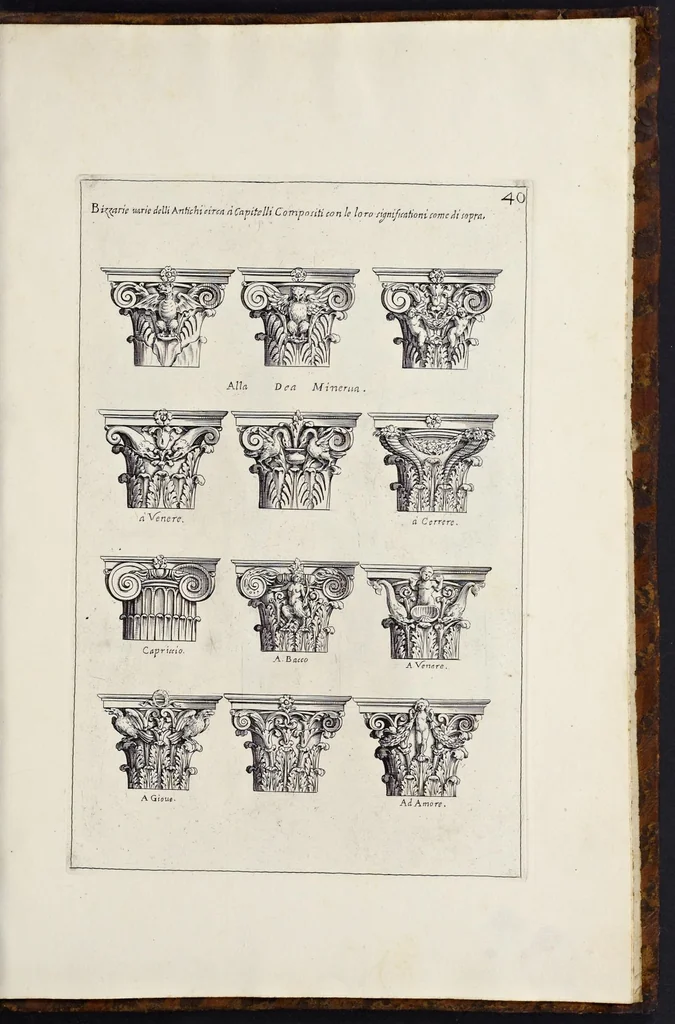 An illustration from Li cinque libri di architettura di Gio. Battista Montani Milanese, 1691, leaf 84