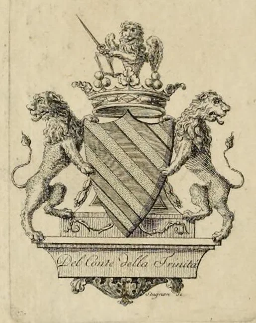 An illustration from Li cinque libri di architettura di Gio. Battista Montani Milanese, 1691, leaf 1