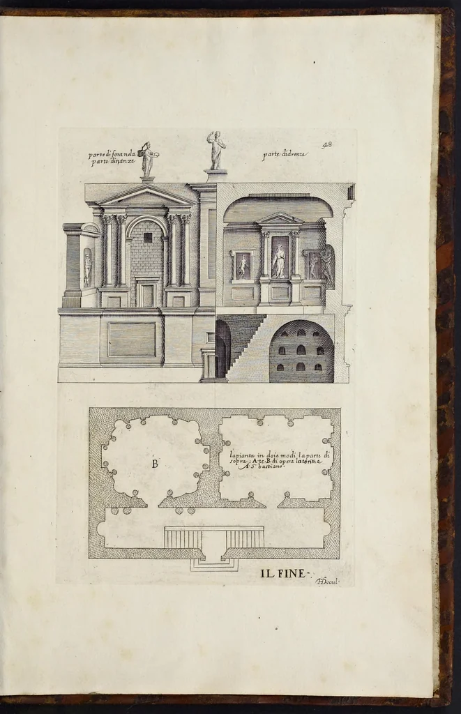 An illustration from Li cinque libri di architettura di Gio. Battista Montani Milanese, 1691, leaf 102