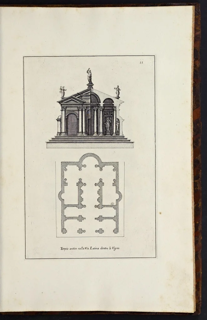 An illustration from Li cinque libri di architettura di Gio. Battista Montani Milanese, 1691, leaf 28