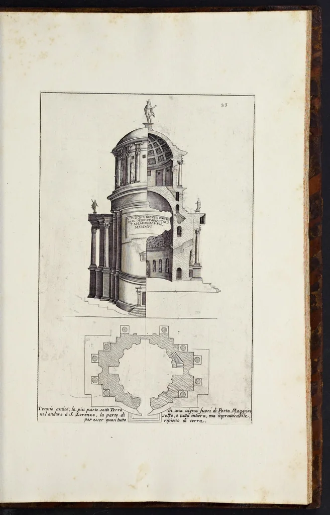 An illustration from Li cinque libri di architettura di Gio. Battista Montani Milanese, 1691, leaf 52