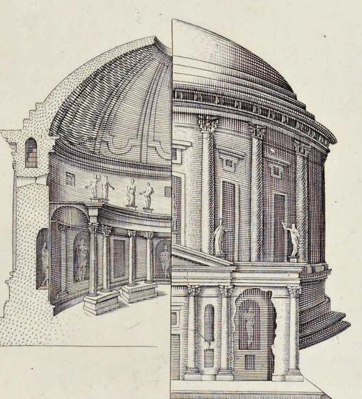 An illustration from Li cinque libri di architettura di Gio. Battista Montani Milanese, 1691, leaf 64