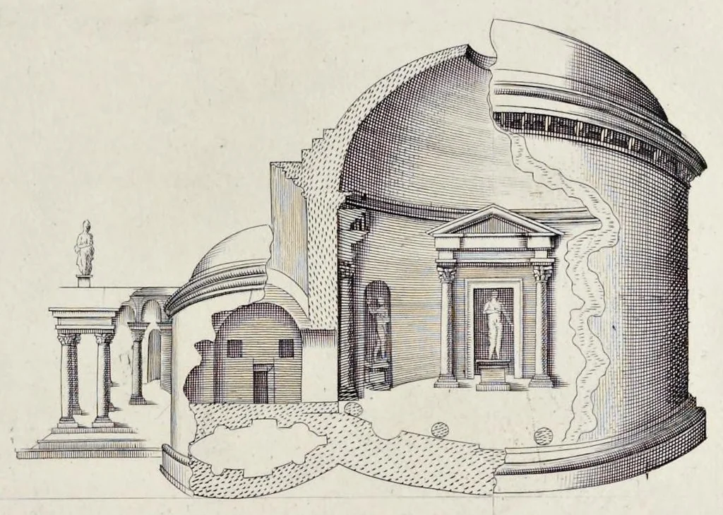 An illustration from Li cinque libri di architettura di Gio. Battista Montani Milanese, 1691, leaf 66