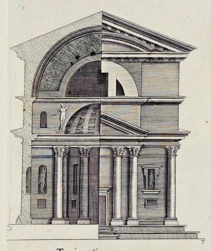 An illustration from Li cinque libri di architettura di Gio. Battista Montani Milanese, 1691, leaf 70