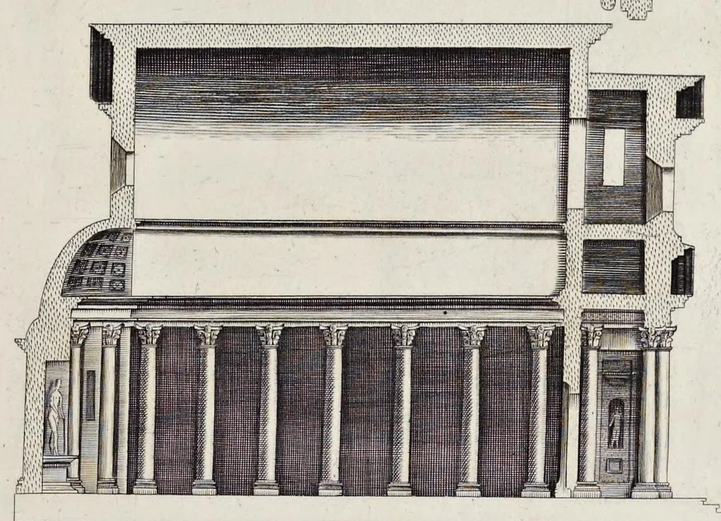 An illustration from Li cinque libri di architettura di Gio. Battista Montani Milanese, 1691, leaf 70