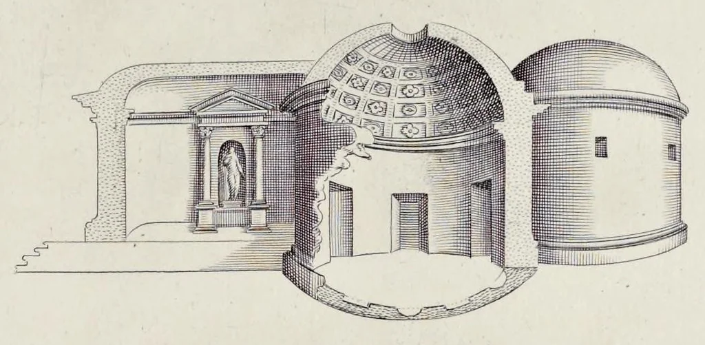 An illustration from Li cinque libri di architettura di Gio. Battista Montani Milanese, 1691, leaf 76