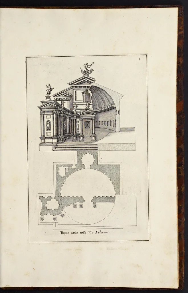 An illustration from Li cinque libri di architettura di Gio. Battista Montani Milanese, 1691, leaf 8