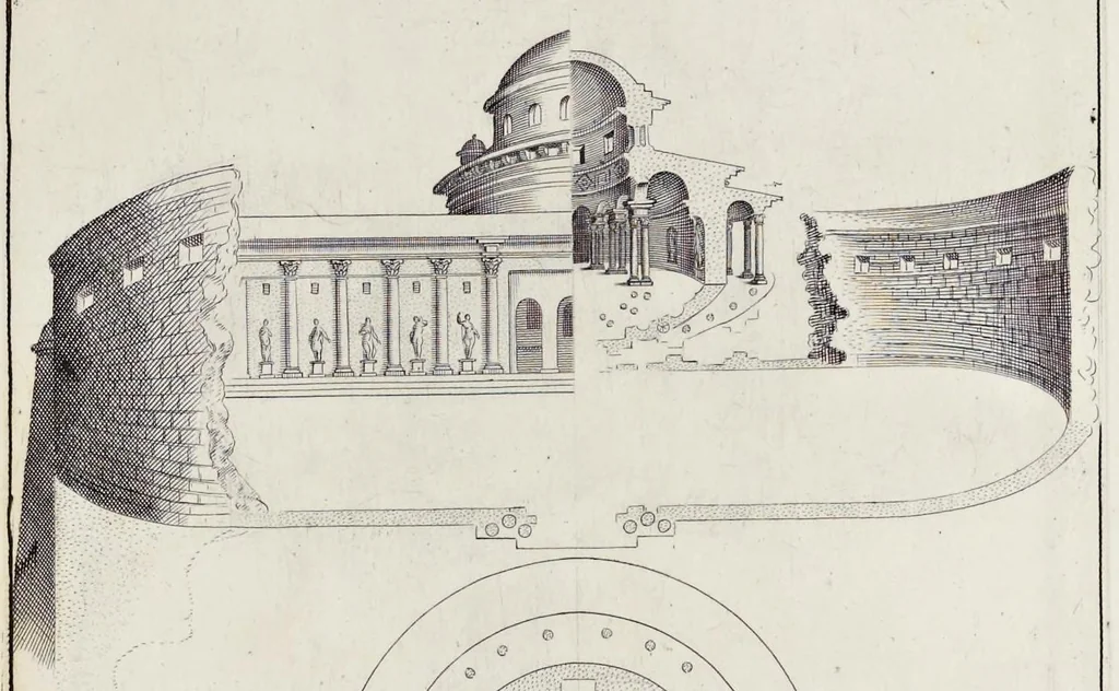 An illustration from Li cinque libri di architettura di Gio. Battista Montani Milanese, 1691, leaf 84