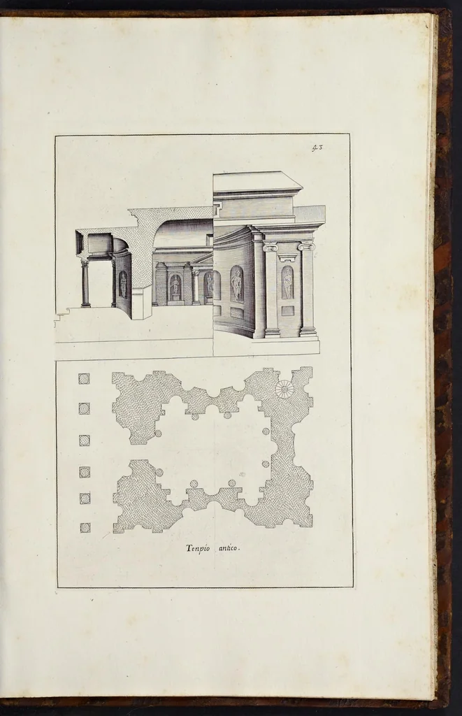 An illustration from Li cinque libri di architettura di Gio. Battista Montani Milanese, 1691, leaf 92