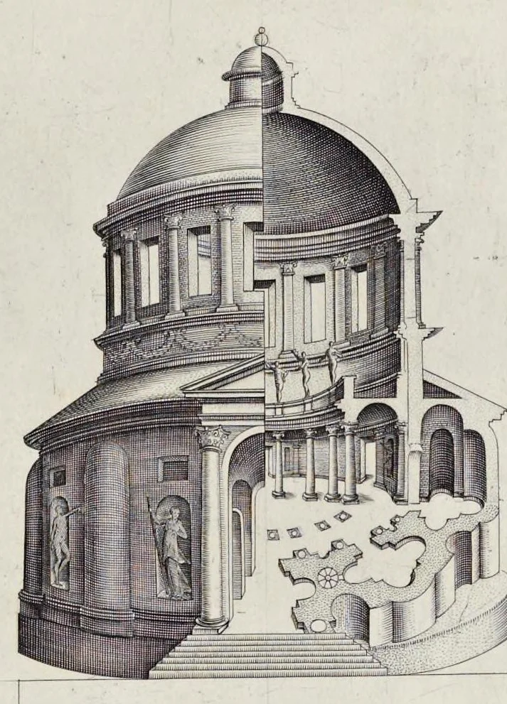 An illustration from Li cinque libri di architettura di Gio. Battista Montani Milanese, 1691, leaf 98