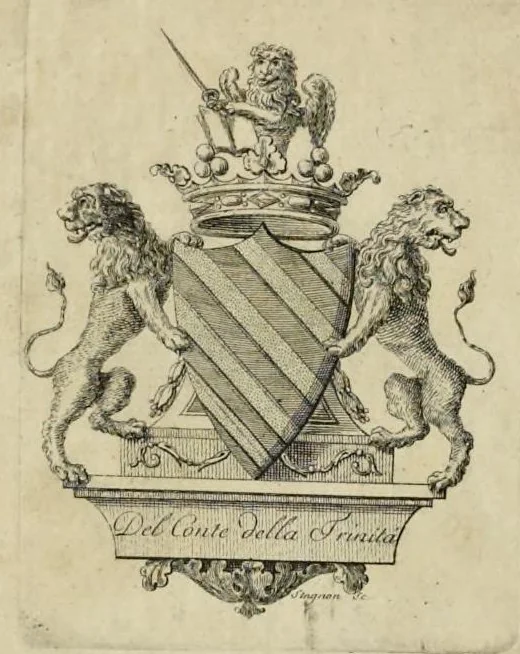 An illustration from Li cinque libri di architettura di Gio. Battista Montani Milanese, 1691, leaf 1