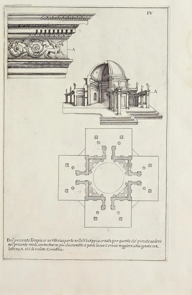An illustration from Li cinque libri di architettura di Gio. Battista Montani Milanese, 1691, leaf 10