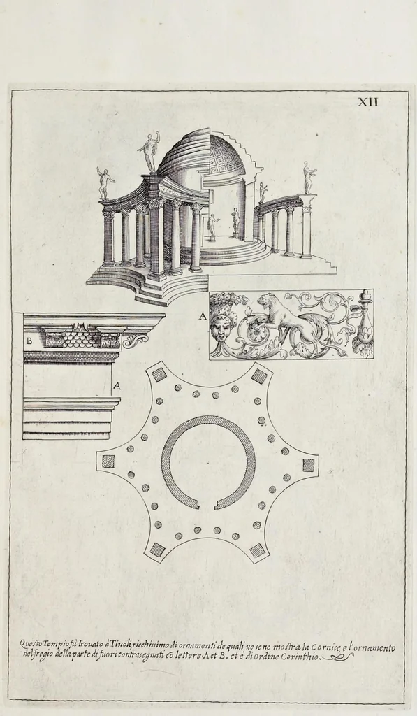 An illustration from Li cinque libri di architettura di Gio. Battista Montani Milanese, 1691, leaf 26