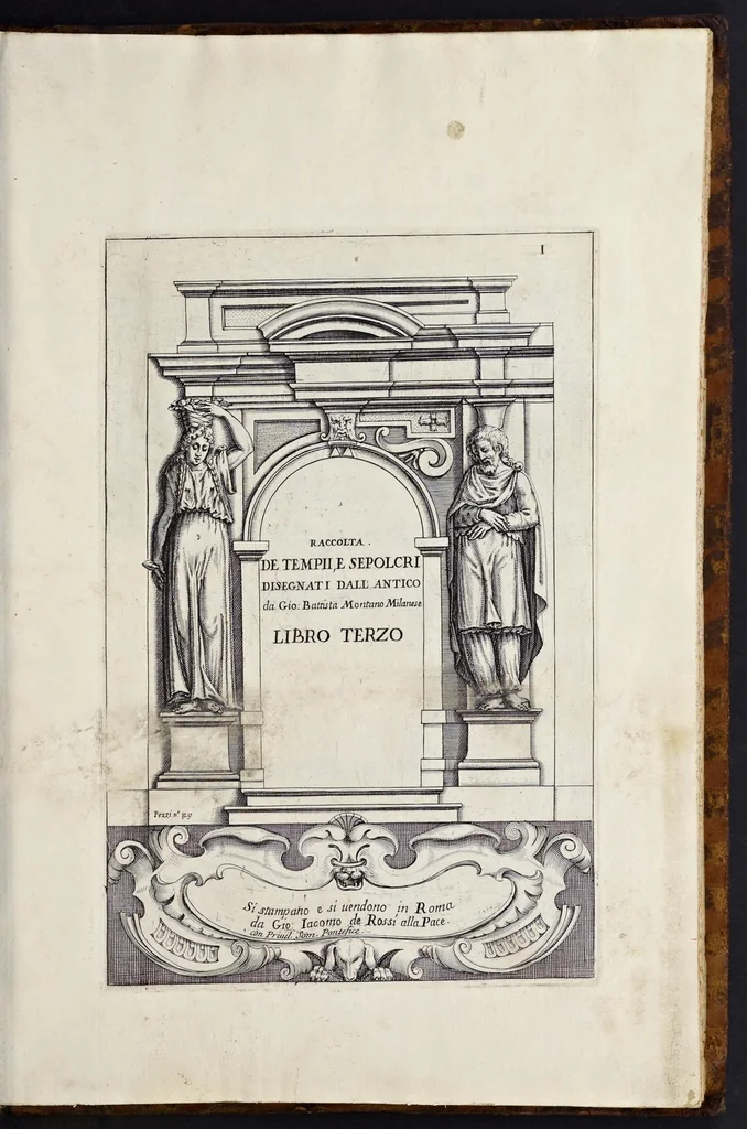 An illustration from Li cinque libri di architettura di Gio. Battista Montani Milanese, 1691, leaf 4