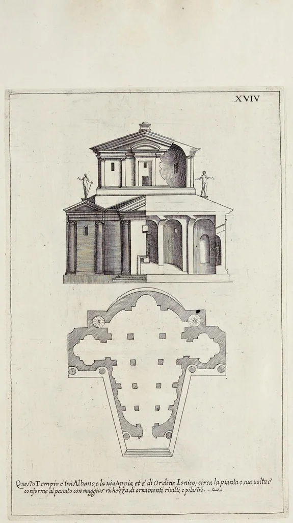 An illustration from Li cinque libri di architettura di Gio. Battista Montani Milanese, 1691, leaf 40