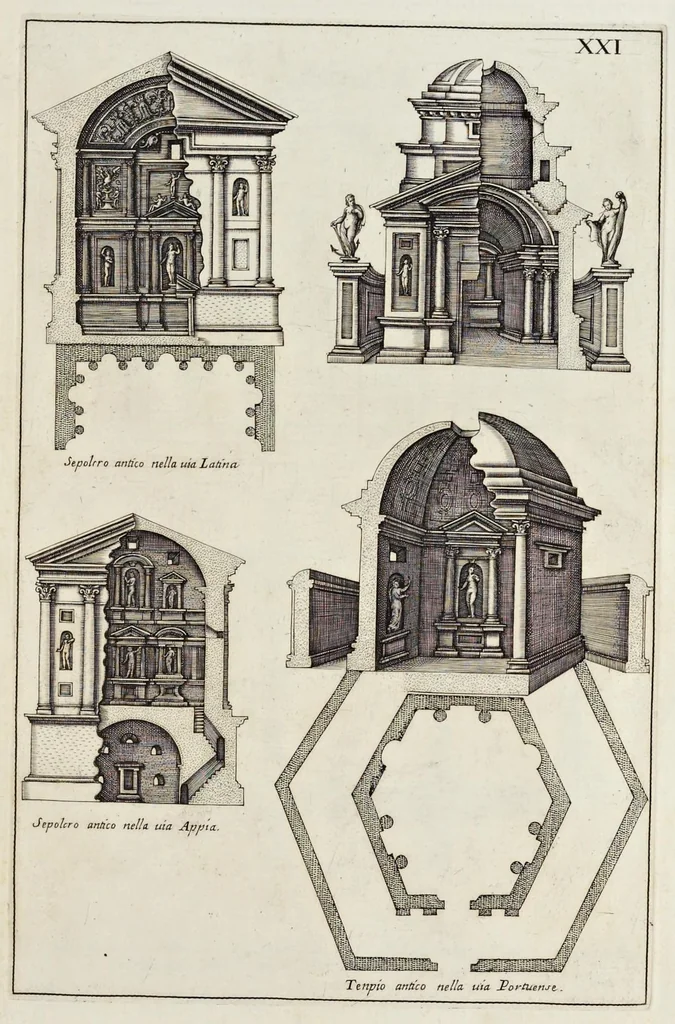 An illustration from Li cinque libri di architettura di Gio. Battista Montani Milanese, 1691, leaf 44