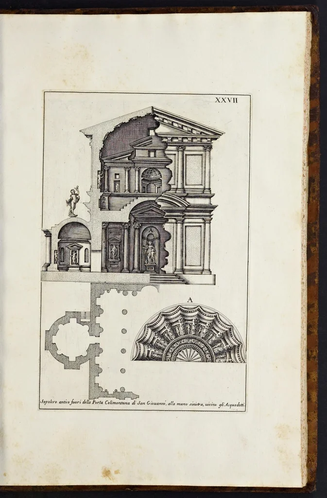 An illustration from Li cinque libri di architettura di Gio. Battista Montani Milanese, 1691, leaf 56