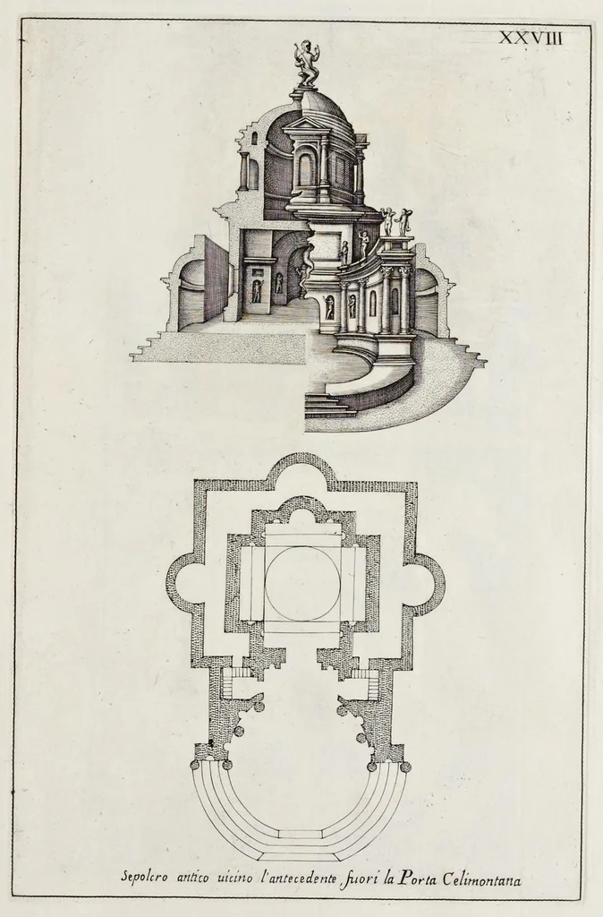 An illustration from Li cinque libri di architettura di Gio. Battista Montani Milanese, 1691, leaf 58