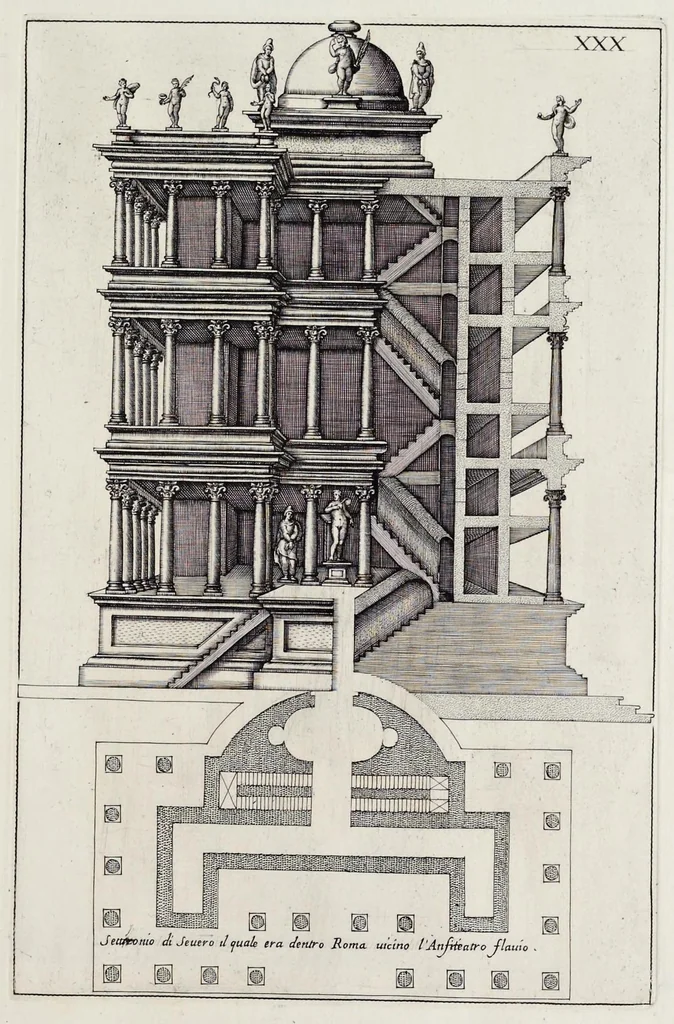 An illustration from Li cinque libri di architettura di Gio. Battista Montani Milanese, 1691, leaf 62