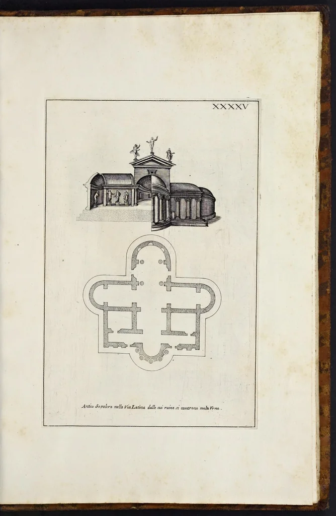 An illustration from Li cinque libri di architettura di Gio. Battista Montani Milanese, 1691, leaf 92